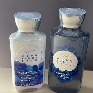 Bath & Body Works Moonlight Path Body Wash & Body Lotion